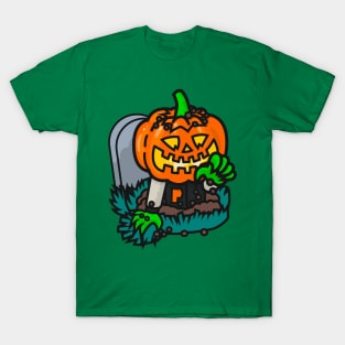 Varsity Pumpkin Grave T-Shirt